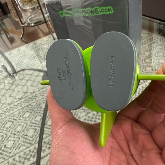 KAWS Blitz Green Toy Figure - Picture 3 of 3